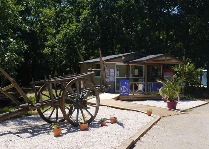 Mobil Confortable Avec Terrasse Pour 6 Personnes - Api-1-52-986 Camping *